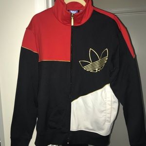 adidas track jacket mens large
